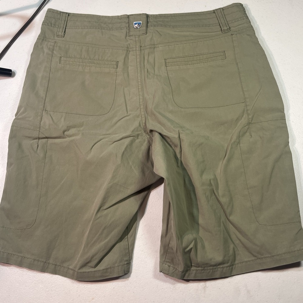 Kuhl Spire Hiking Utility Shorts Womens 10 Olive 10" Outdoor Camp Hking Gorpcore - Picture 8 of 12